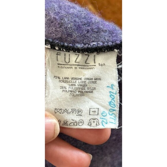 Jean Paul Gaultier WOOL SWEATER Fuzzi COLOR BLOCK Made in Italy Y2K - Picture 11 of 11